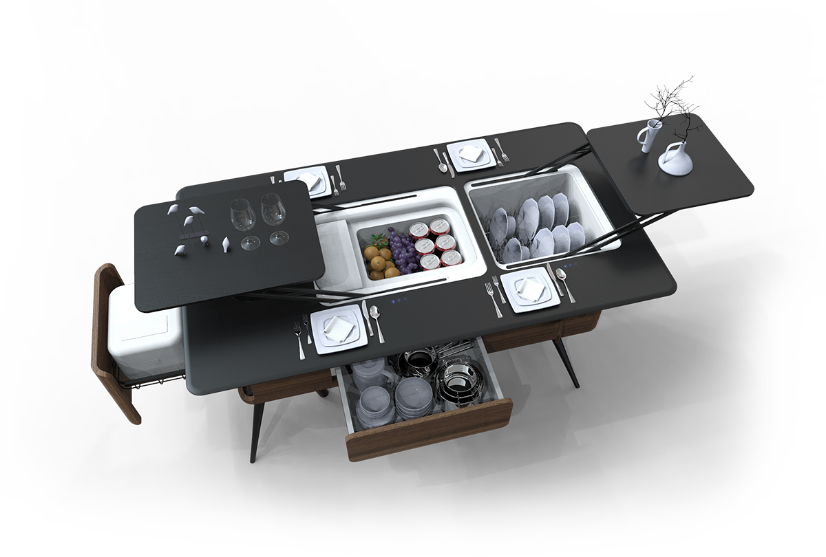 디자인소리 - 경계를 허문 스마트 테이블, JU Smart Table